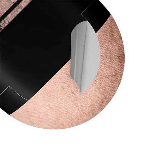 Rose Gold and Black Marble Google Pixel Buds Skin